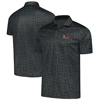 Polo Nike Tour Championship Victory Performance imprimé intégral pour homme, noir