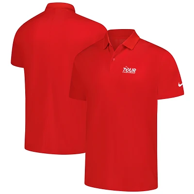 Polo Nike blanc TOUR Championship Victory Solid Performance pour homme