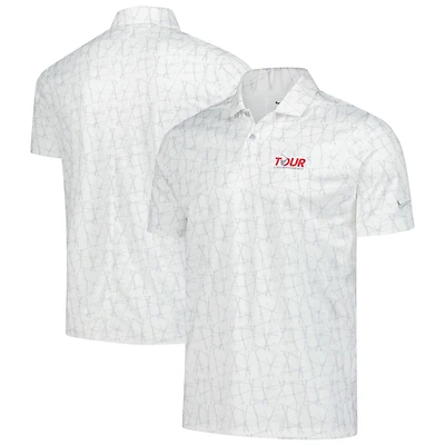 Men's Nike  White TOUR Championship Longleaf Victory Performance Polo