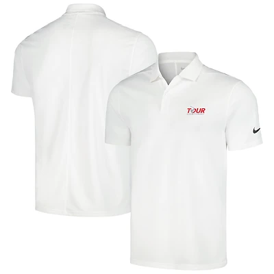 Men's Nike  White TOUR Championship Victory Solid Performance Polo