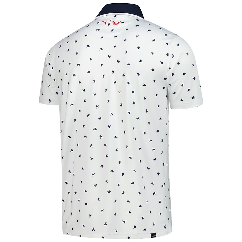 Polo Puma x Volition Tour Championship Dancing Star MATTR pour homme blanc