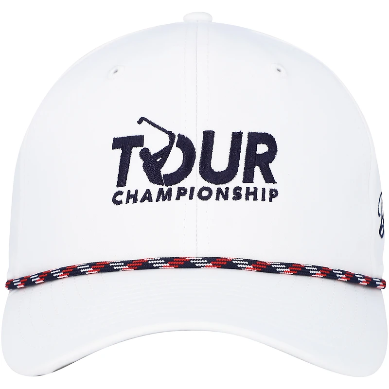 Men's Barstool Golf White TOUR Championship Rope Adjustable Hat