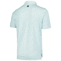 Men's FootJoy Aqua TOUR Championship Tweed Texture Stretch Pique ProDry Polo