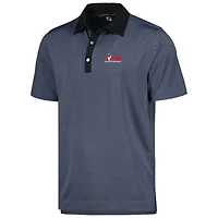Men's FootJoy Navy TOUR Championship Stretch Lisle Mini Check ProDry Polo