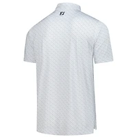 Polo FootJoy blanc Tour Championship pour homme, imprimé Lisle ProDry