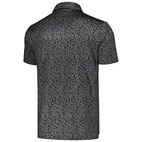 Men's Nike Black TOUR Championship Micro Camo Performance Polo