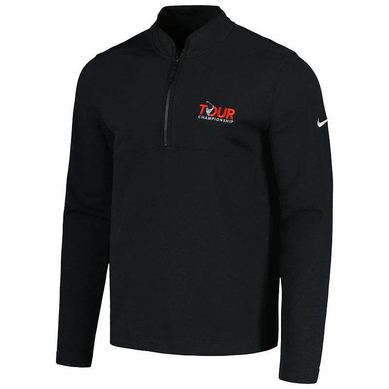 Men's Nike Black TOUR Championship Performance Victory Half-Zip Top