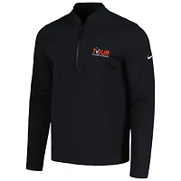 Men's Nike Black TOUR Championship Performance Victory Half-Zip Top