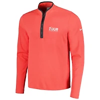 Haut à demi-zip Nike Coral TOUR Championship Victory Performance pour homme