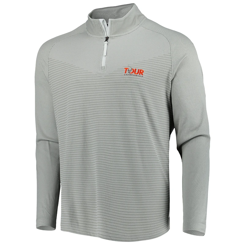 Men's Nike Gray TOUR Championship Vapor Performance Raglan Quarter-Zip Jacket