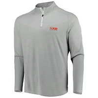Men's Nike Gray TOUR Championship Vapor Performance Raglan Quarter-Zip Jacket