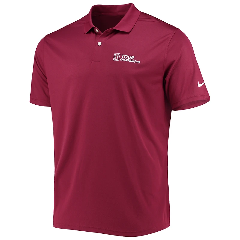 Men's Nike Maroon TOUR Championship Victory Solid Performance Polo