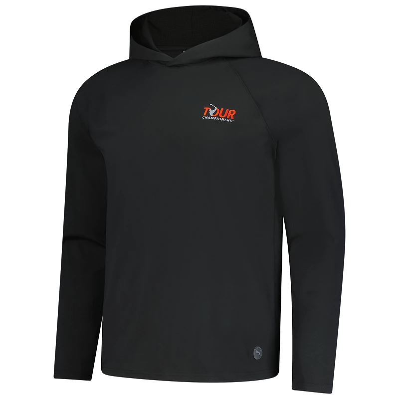 Men's Puma Black TOUR Championship CLOUDSPUN Tech Pullover Hoodie