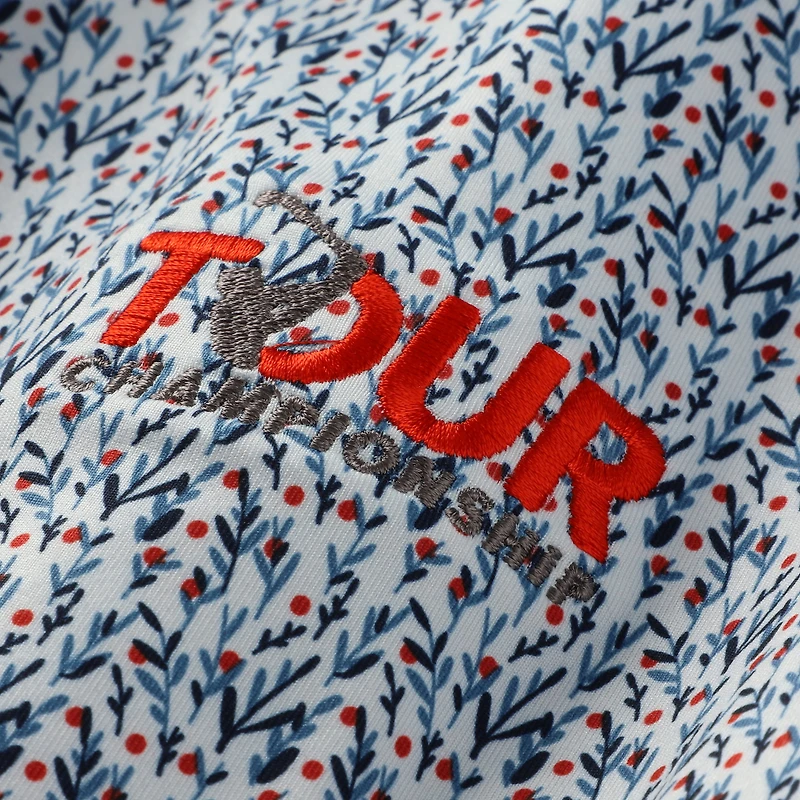 Polo Puma bleu TOUR Championship CLOUDSPUN Branch pour homme