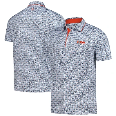 Polo Puma bleu TOUR Championship CLOUDSPUN Branch pour homme