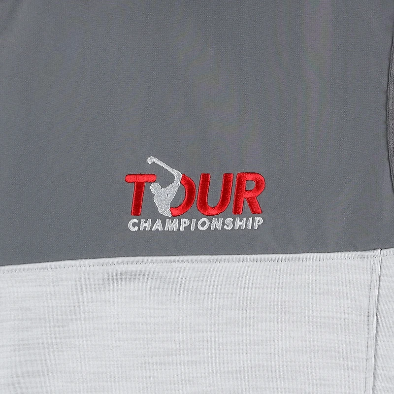 Men's Puma Gray TOUR Championship Colorblock CLOUDSPUN Full-Zip Vest