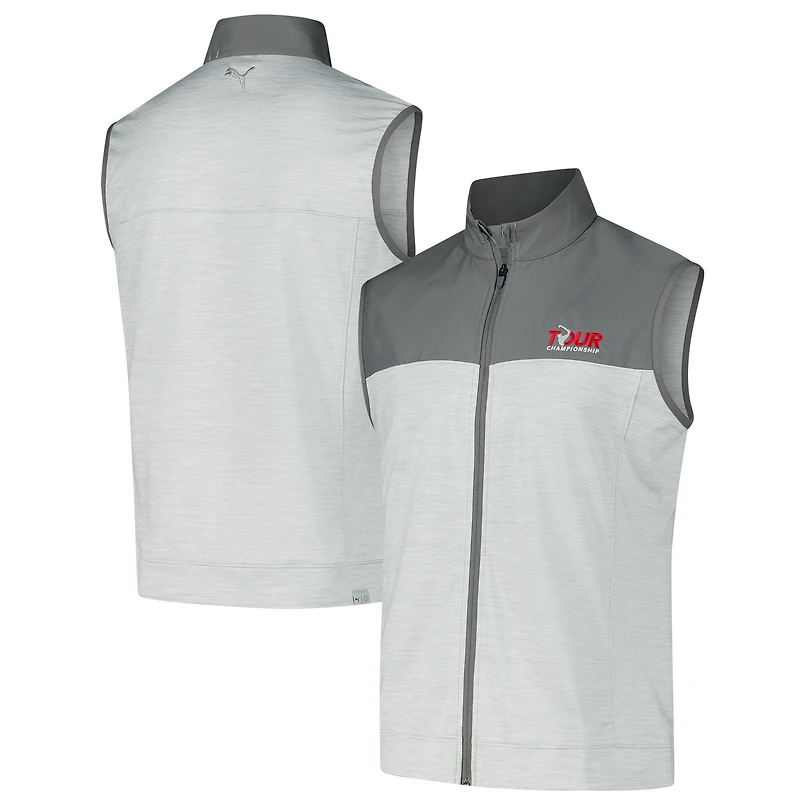 Gilet zippé Puma TOUR Championship Colorblock CLOUDSPUN pour homme Gris