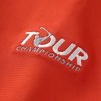 Men's Puma Orange TOUR Championship You-V brrr Raglan Quarter-Zip Pullover