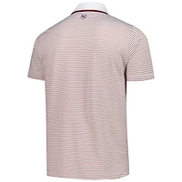 Polo Puma Tour Championship MATTR à rayures surélevées blanc pour homme