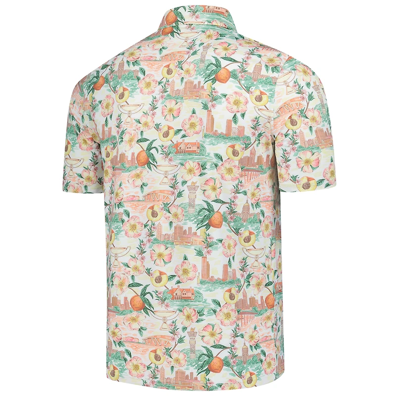 Polo Smith & Quinn blanc Tour Championship Atlanta Teddy Performance pour homme