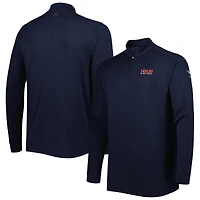 Veste tasc Performance Navy TOUR Championship Carrollton Raglan Quarter-Zip Jacket pour homme