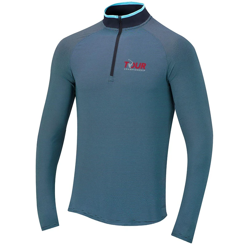 Men's Under Armour Blue TOUR Championship Raglan Quarter-Zip Jacket