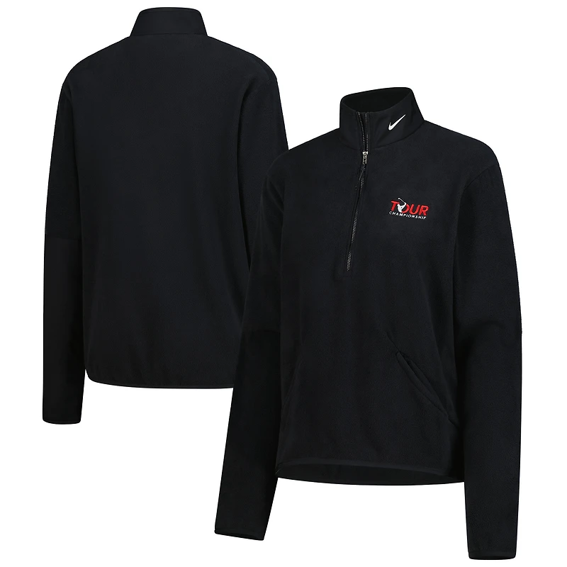 Veste Nike noire TOUR Championship Victory à demi-zip pour femme