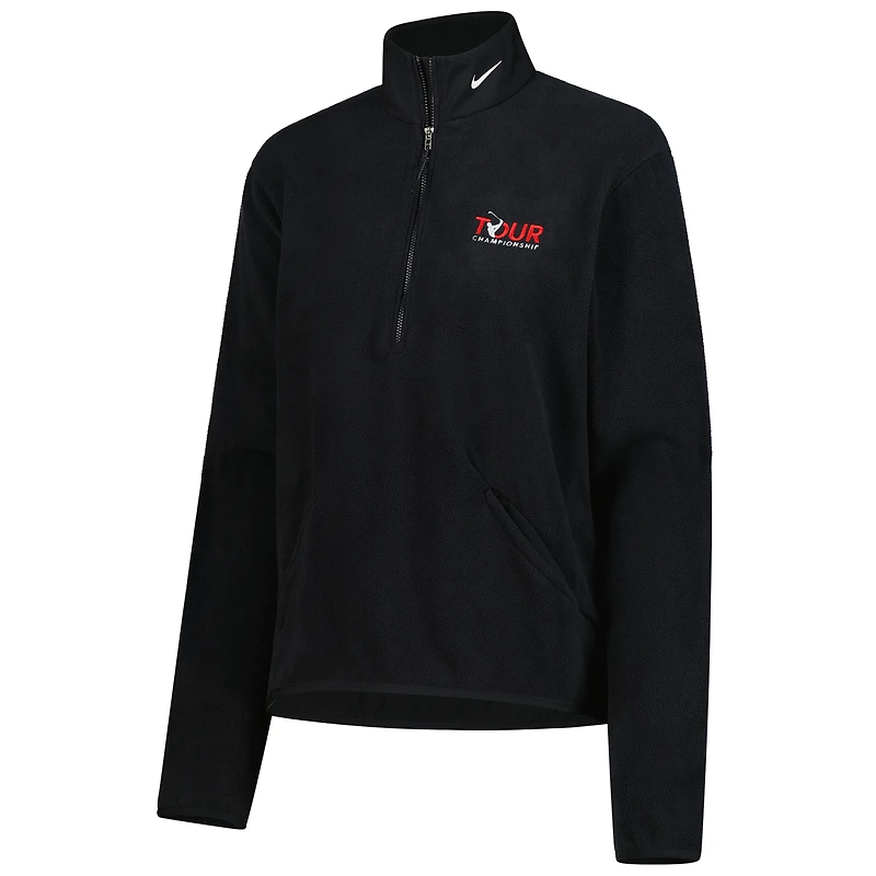 Women's Nike Black TOUR Championship Victory Half-Zip Performance Jacket
