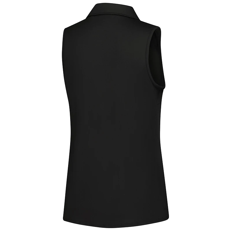 Polo sans manches Puma Tour Championship CLOUDSPUN noir pour femme