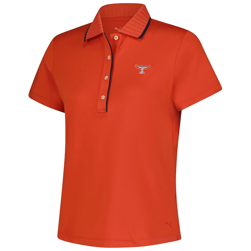 Polo Puma Burnt Orange TOUR Championship Cloudspun Bridges pour femme