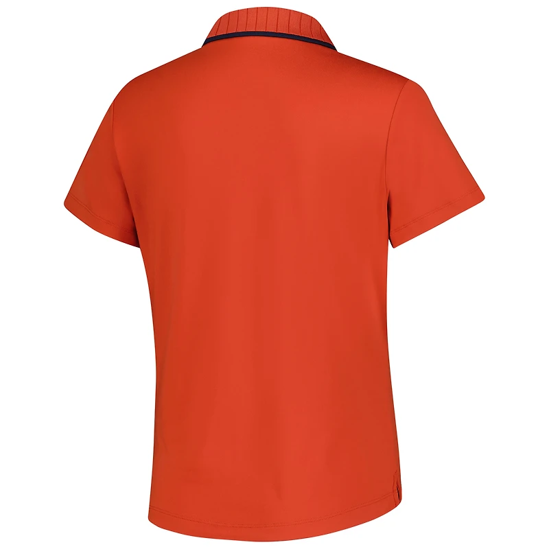 Polo Puma Burnt Orange TOUR Championship Cloudspun Bridges pour femme