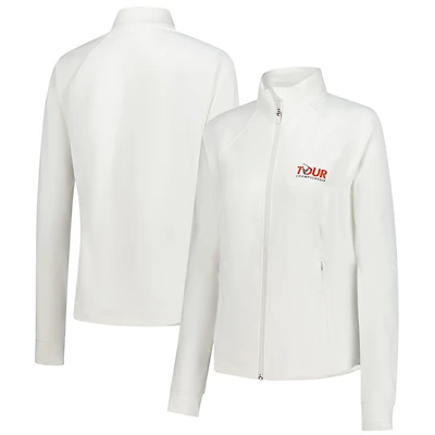 Women's Puma Cream TOUR Championship CLOUDSPUN Full-Zip Power Jacket