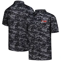 Youth FootJoy  Black TOUR Championship Cloud Camo Polo