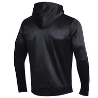 Men's Under Armour Black Towson Tigers Logo Fleece Pullover Hoodie