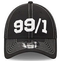Men's New Era Black TRACKHOUSE RACING 99/1 9FORTY Snapback Adjustable Trucker Hat