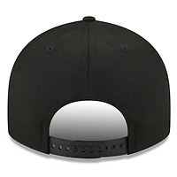 Men's New Era Black Trackhouse Racing A-Frame 9FIFTY Snapback Hat