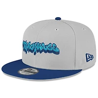 Casquette réglable New Era gris/bleu TRACKHOUSE RACING Graffiti 9FORTY pour hommes