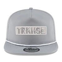 Men's New Era Gray TRACKHOUSE RACING Golfer Snapback Adjustable Hat