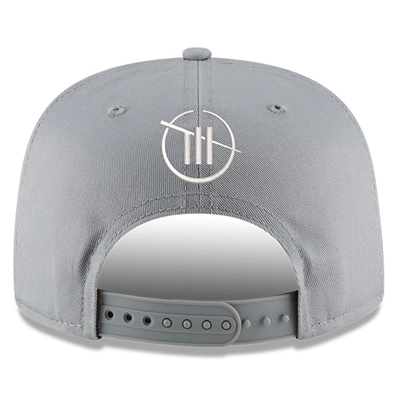 Casquette réglable à bouton-pression pour golfeur TRACKHOUSE RACING New Era grise pour homme