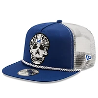 Men's New Era Royal/White TRACKHOUSE RACING Golfer Snapback Adjustable Hat