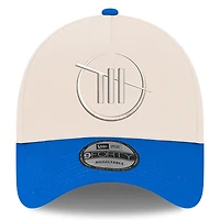 Casquette réglable Trackhouse Racing 9FORTY A-Frame New Era blanc/bleu pour hommes
