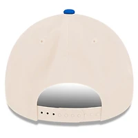 Casquette réglable Trackhouse Racing 9FORTY A-Frame New Era blanc/bleu pour hommes