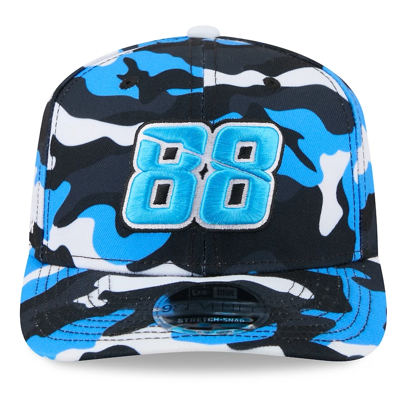 Men's New Era White Trackhouse Racing Connor Zilisch 9SEVENTY Stretch-Snap Hat