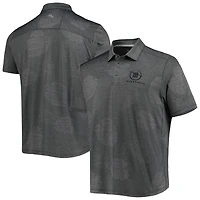 Polo Tommy Bahama Charcoal TRACKHOUSE RACING Palm Coast Delray Frond IslandZone pour homme