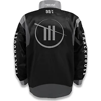 Men's TRACKHOUSE RACING Team Collection Black Nylon Uniform Full-Snap Jacket