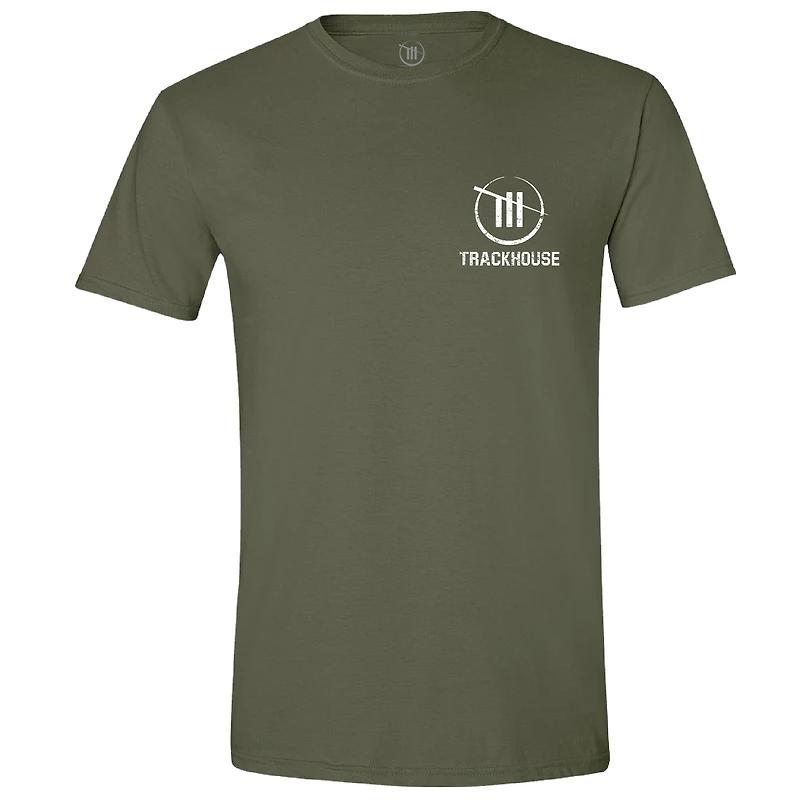 Men's TRACKHOUSE RACING Team Collection Green Flag T-Shirt