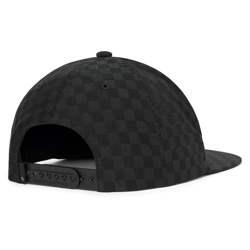 Casquette ajustable noire Travis Mathew Time of Arrival pour homme