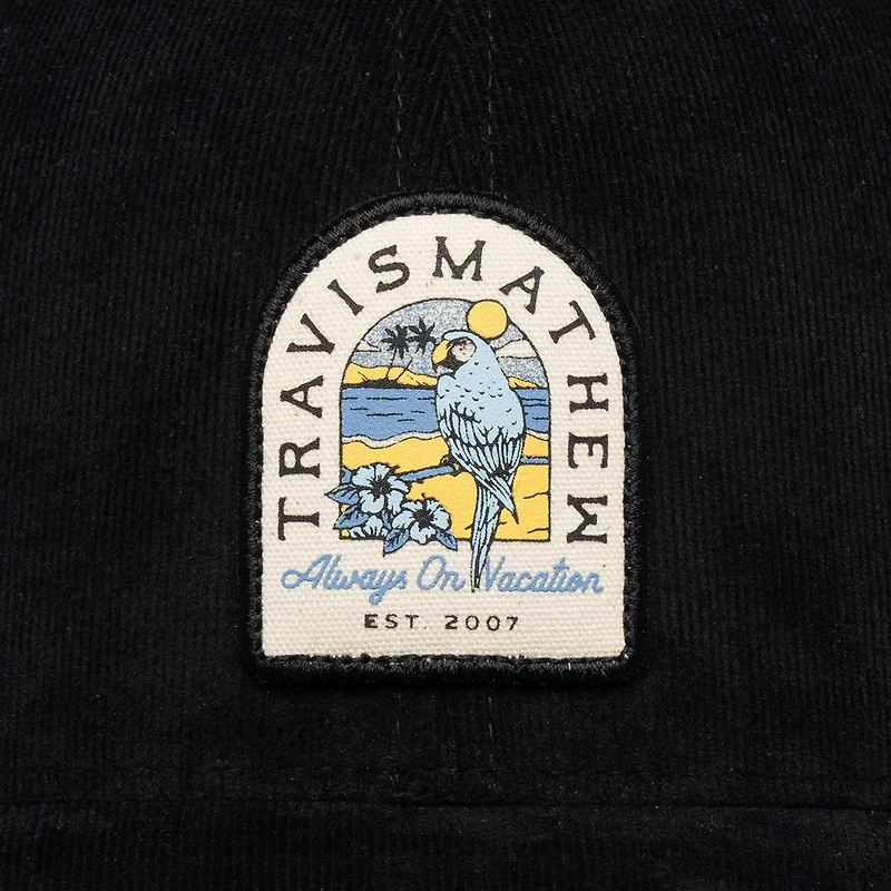 Chapeau réglable TravisMathew Black Gone Diving pour hommes