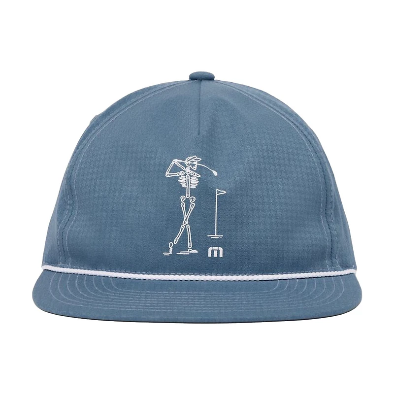 Casquette Snapback TravisMathew bleue Lost Swing pour homme