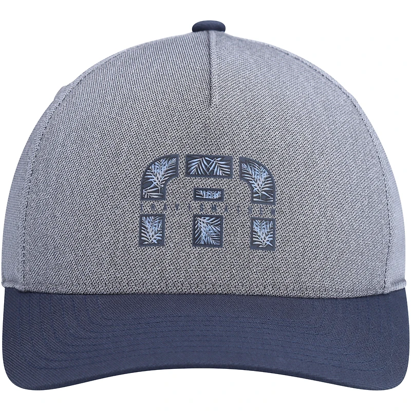 Men's TravisMathew Heather Gray Long Term Rental Snapback Hat